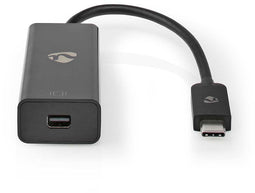 Nedis CCGB64453BK02 - USB-C naar Mini DisplayPort Adapter - 20cm - Zwart