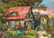 Falcon The Woodland Cottage - Legpuzzel - 2 x 1000 stukjes (2 stuks)