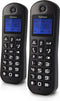 Profoon PDX-525ZT - DECT Draadloze telefoon - 2 Handsets met Antwoordapparaat - Zwart (2 stuks)