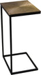 HSM Collection - Bijzettafel Fletcher - 38x30x65 - Goud/zwart - Ijzer/aluminium