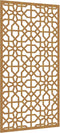 vidaXL - Wanddecoratie - tuin - Moors - ontwerp - 105x55 - cm - cortenstaal