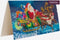 Diamondpainting Crystal Art Kaart Santa's Sleigh 11x22cm