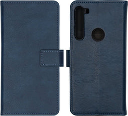 iMoshion Hoesje Geschikt voor Motorola One Fusion Plus Hoesje Met Pasjeshouder - iMoshion Luxe Bookcase - Donkerblauw