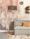 GOOD&MOJO Vloerlamp Java - Bamboe/Zwart - 75x50x176cm - - Staande lampen voor Woonkamer - Slaapkamer
