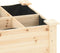vidaXL - Tuinplanter - met - Rasters - 203x53x76 - cm - Massief - Grenenhout