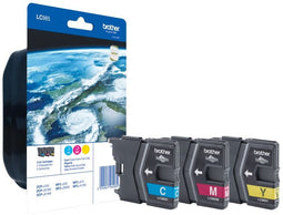 Brother LC-985RBWBP - Inktcartridge - Origineel - Cyaan Geel Magenta