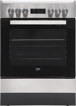 Beko FSM67320GXS - Vitrokeramisch Fornuis - 72L Multifunctionele Oven - RVS - Energieklasse A