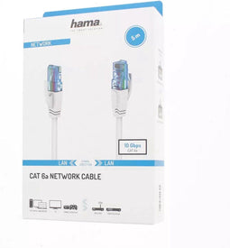 Hama Netwerkkabel, CAT-6a, 10 Gbit/s, U/UTP, 5,00 m