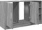 vidaXL - Wastafelkast - 90x29x55 - cm - bewerkt - hout - grijs - sonoma - eikenkleurig