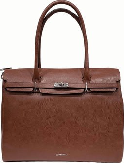 Gigi Fratelli Dames Leren Laptoptas 15 inch Romance ROM0038 Brandy