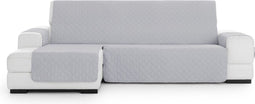 Hoes voor chaise longue met korte armleuning links Eysa MONTBLANC Grijs 100 x 110 x 290 cm