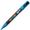 Posca Stiften PC-3M Fine Tip - verfstiften - Glitter lichtblauw - 6 stuks