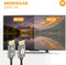 Drivv. Displayport 1.4 Kabel - 8K 60Hz - 4K 144Hz - 32.4Gbps - Modern Grey - 1 meter