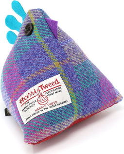 Deurstopper Kip Pink/purple - Harris Tweed - Handgemaakt - Caroline Wolfe Murray Scotland