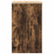 vidaXL - Garagekast - 40x51x85 - cm - massief - grenenhout - gerookt - eiken