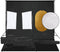 vidaXL - Fotostudioset - met - verlichtingsset, - achtergrond - en - reflector