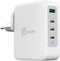 j5create JUP43130E-EN - 130W GaN USB-C® 4-poorts oplader - Power Delivery 3.0 - Grijs