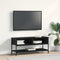 vidaXL - TV-kast - Zwart - Eiken - 100x35x45 - cm - Gemaakt - van - Hout - en - Staal
