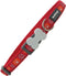 Animal Boulevard Dc-pi-re-25 - Hals- En Leibanden - Hond - Rd Halsband Paw Impressions Rood-l 25mmx41-63cm - Maat: L