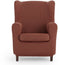 Hoes voor een oorfauteuil Eysa ULISES Bruin 80 x 100 x 90 cm