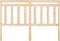 vidaXL - Hoofdbord - 146x4x100 - cm - massief - grenenhout