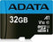 ADATA Premier - microSDHC UHS-I Class 10 V10 A1 32GB - Leessnelheid tot 100 MB/s