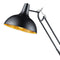 Reality Salvador - Vloerlamp - Voetschakelaar In hoogte verstelbaar - Metaal mat zwart L:38,0cm H:180,0cm