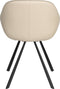 Dutchbone Wakefield - Eetkamerstoelen - Comfortabele kuip met afneembare kussens - Beige (set van 2)