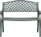 vidaXL - Tuinbank - 102 - cm - gietaluminium - groen