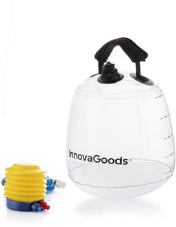 InnovaGoods® Opblaasbare Kettlebell, Water Kettlebell voor Fitness Training met Fibell Oefengids, Unisex Kettlebell voor Volwassenen. Inclusief Pomp.