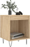 vidaXL - Nachtkastje - 40x35x50 - cm - bewerkt - hout - sonoma - eikenkleurig