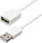 StarTech USB 2.0 verlengkabel - A-naar-A M/F - 3 m - Wit