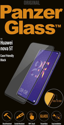 PanzerGlass 5360 - Screenprotector - Oleofobe laag - Huawei Nova 5T