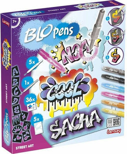 BLOPENS - Street Art - Tekeningen en kleurplaten - 7 jaar oud - Lansay