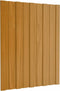 vidaXL - Dakpanelen - 12 - st - 60x45 - cm - gegalvaniseerd - staal - lichthoutkleurig