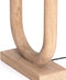 Light & Living Paceco - Tafellamp - Houten lampvoet - Bruin - 30x12x59cm