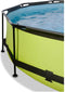 EXIT Lime zwembad ø360x76cm met filterpomp en overkapping - groen