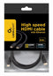 Gembird CC-HDMI4-0.5M - HDMI-kabel 1.4 High Speed Met Ethernet - 50cm - Zwart