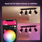 Philips Hue Fugato - Opbouwspot - 4x GU10 LED - 16 miljoen kleuren - Zwart