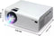 Belesy® Beamer Projector M34 Wit – Full HD Support – Projectie 30 tot 200 inch – 3.800 Lumen – Contrast 10.000:1 – 1 Miljard Kleuren - Beamers - Cadeau - WK 2022 - Moederdag