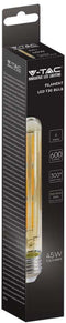 V-TAC VT-2006-N LED Bulb - Amber - T30 - E27 Holder - IP20 - 6W - 600 Lumens - 2200K