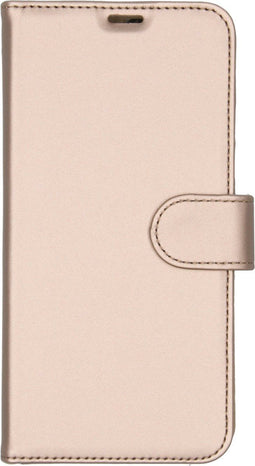 Accezz Hoesje Geschikt voor Samsung Galaxy A10 Hoesje Met Pasjeshouder - Accezz Wallet Softcase Bookcase - goud