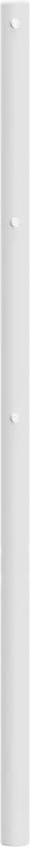 vidaXL - Hoofdbord - 90 - cm - metaal - wit