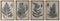 Schilderij Home ESPRIT Vaatplant Cottage 50 x 2,5 x 70 cm (4 Stuks)