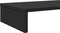 vidaXL - Monitorstandaard - 100x27x10 - cm - bewerkt - hout - zwart