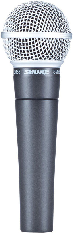 Shure SM58 - Dynamische vocal microfoon - Cardioïde - Donker grijs