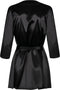 Obsessive - Satinia Kimono Zwart S/M