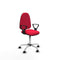 Piqueras y Crespo BFN05RP - Bureaustoel - Verstelbare hoogte - Rood