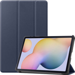 imoshion Tablet Hoes - Geschikt voor Samsung Galaxy Tab S8 / Galaxy Tab S7 - Trifold Bookcase - Donkerblauw