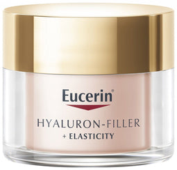 Eucerin Hyaluron-Filler + Elasticity Anti-Rimpel Dagcrème Rose - SPF 30 - Voor rozige Gloed - Hyaluronzuur, Thiamidol en Creatine - 50 ml